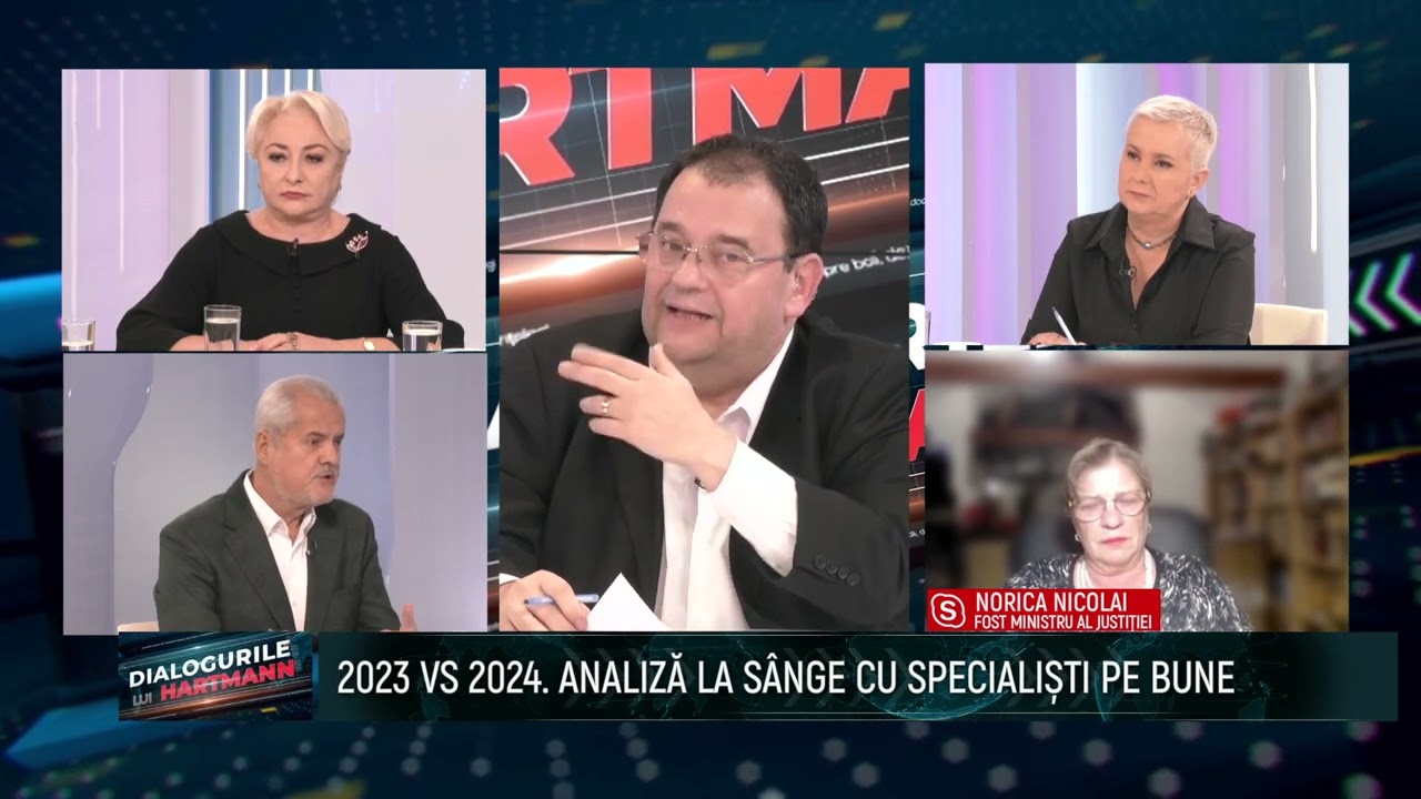 Dialogurile lui Hartmann - Adrian Nastase Viorica Dancila Norica Nicolai 19 Ian 2024 P1 @MetropolaTV