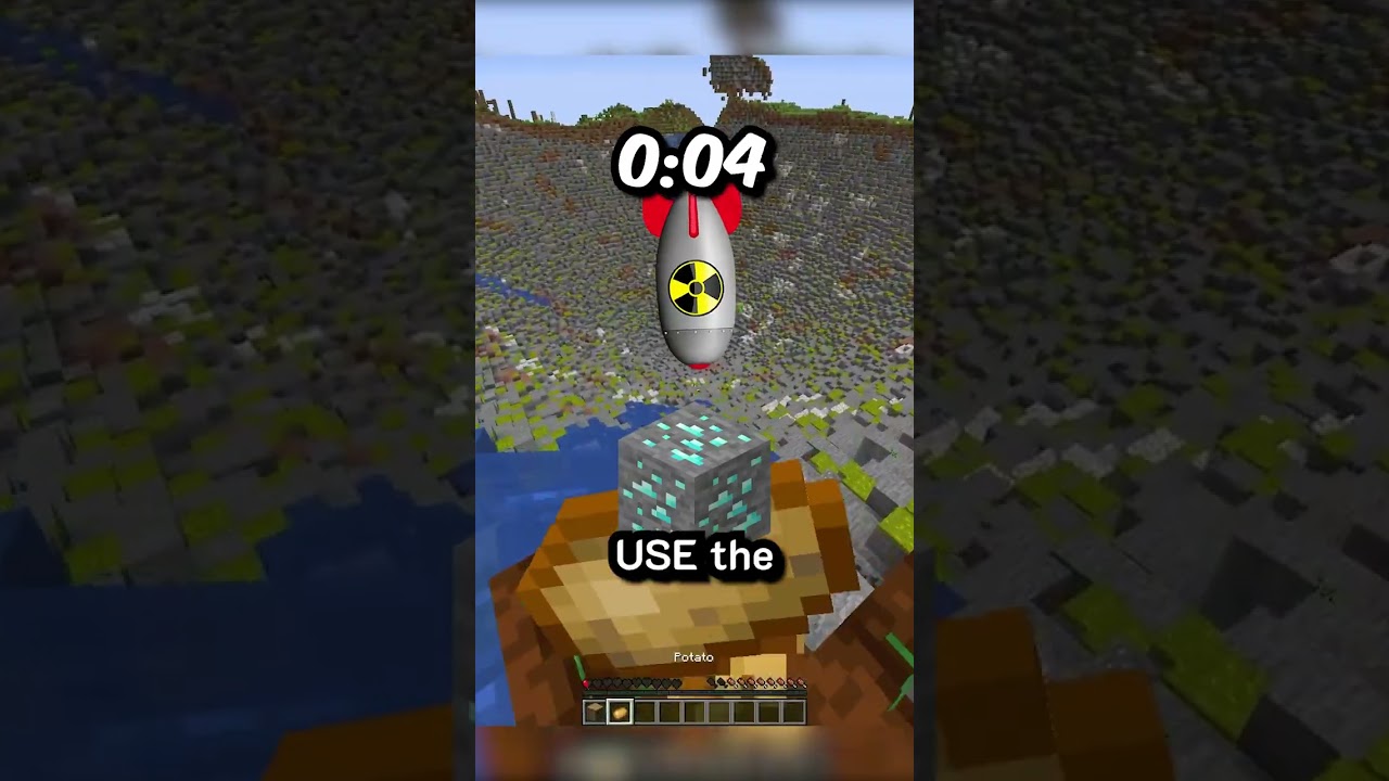 Minecraft, но каждый раз взрывается ядерная бомба...