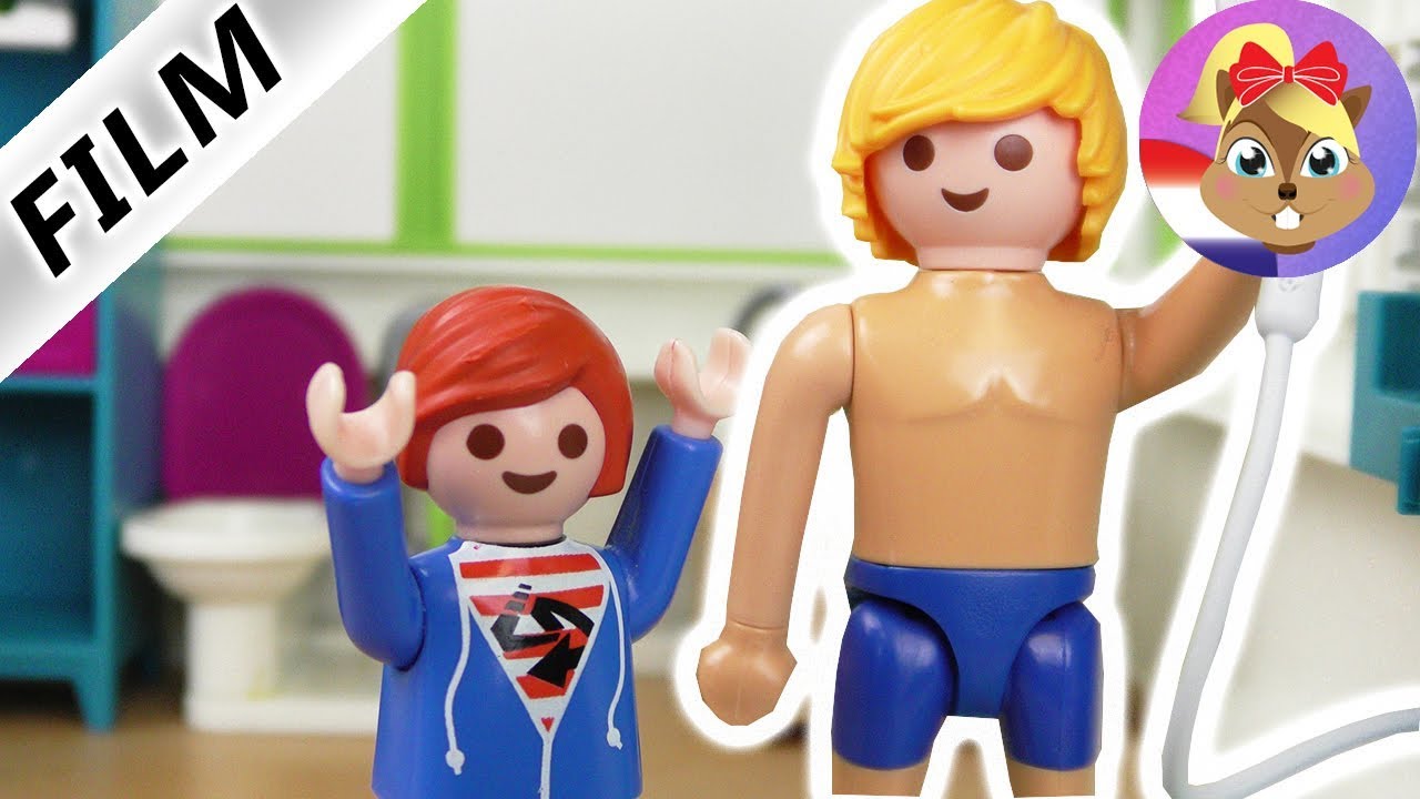 Playmobil filmpje Nederlands - JULIAN ZIET PAPA NAAKT! TYPISCH JULIAN! Kinderserie familie Vogel