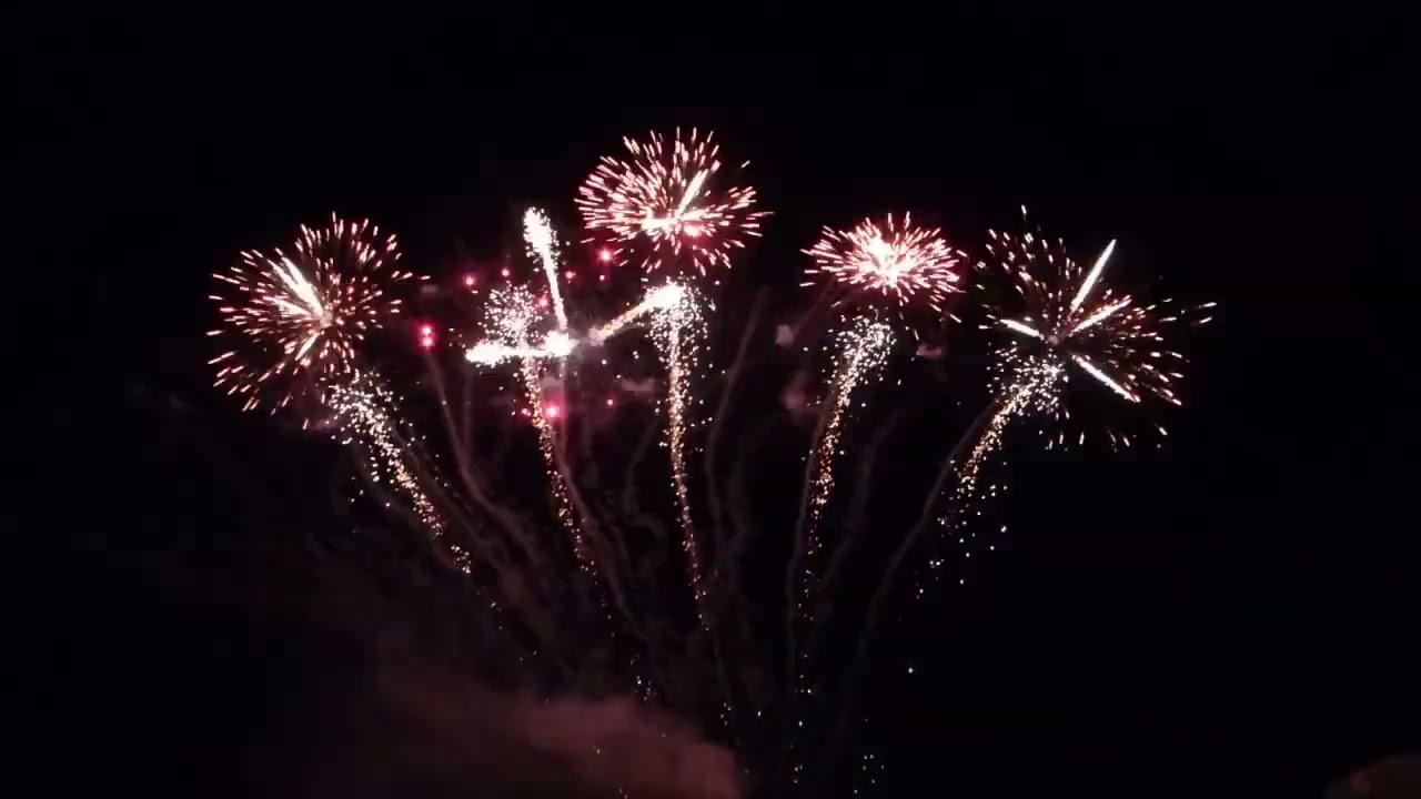 Feu d'artifice musical pirates 2022