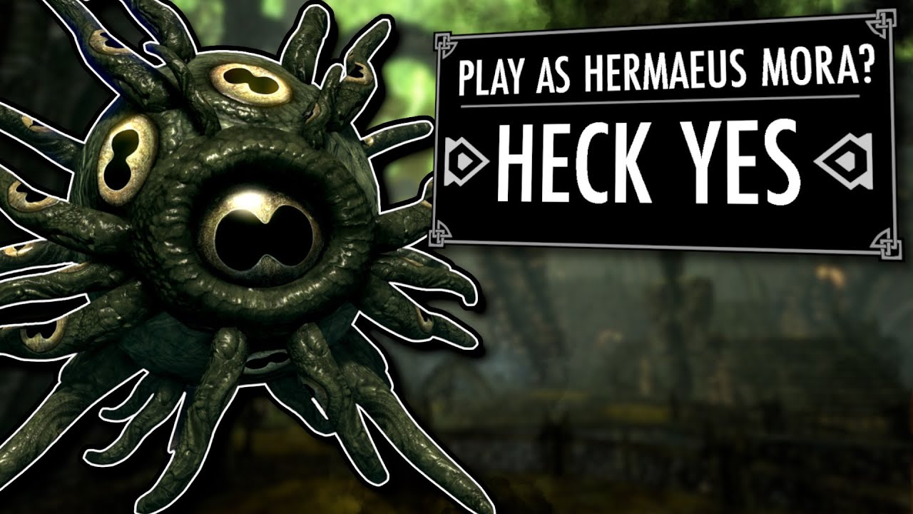 Skyrim But I SLOWLY BECOME HERMAEUS MORA