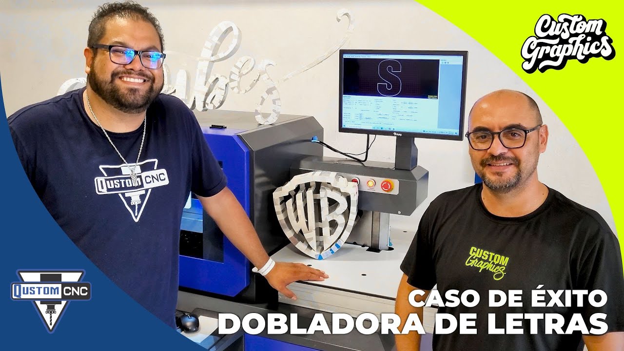 CASO DE ÉXITO  - Dobladora de letras en la empresa Custom Graphics ¡DUPLICARON SU PRODUCCIÓN!