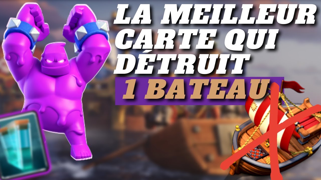 GOLEM D'ÉLIXIR = 1 Bateau de GDC
