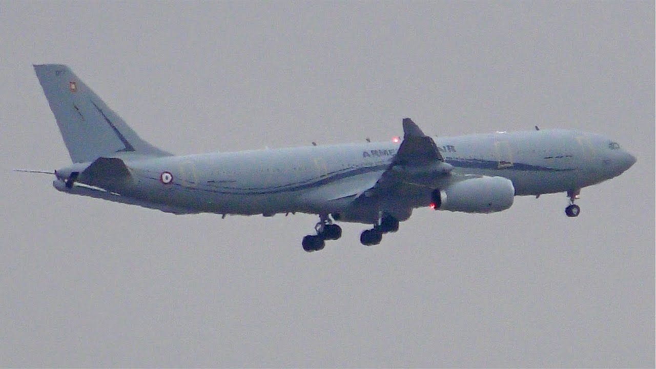French Air Force A330 MRTT landing at Agadir Airport (4K)