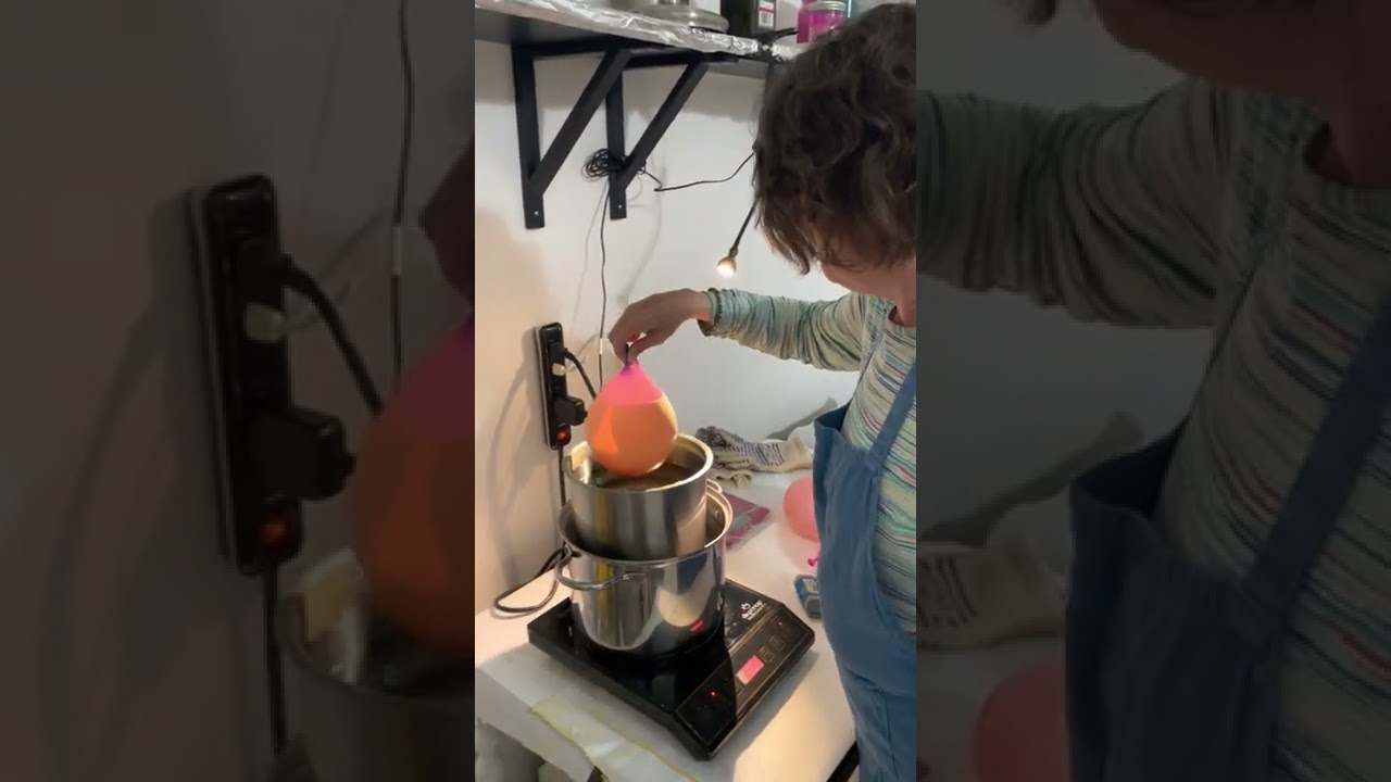How we make our 100% Beeswax luminaries, Part 1