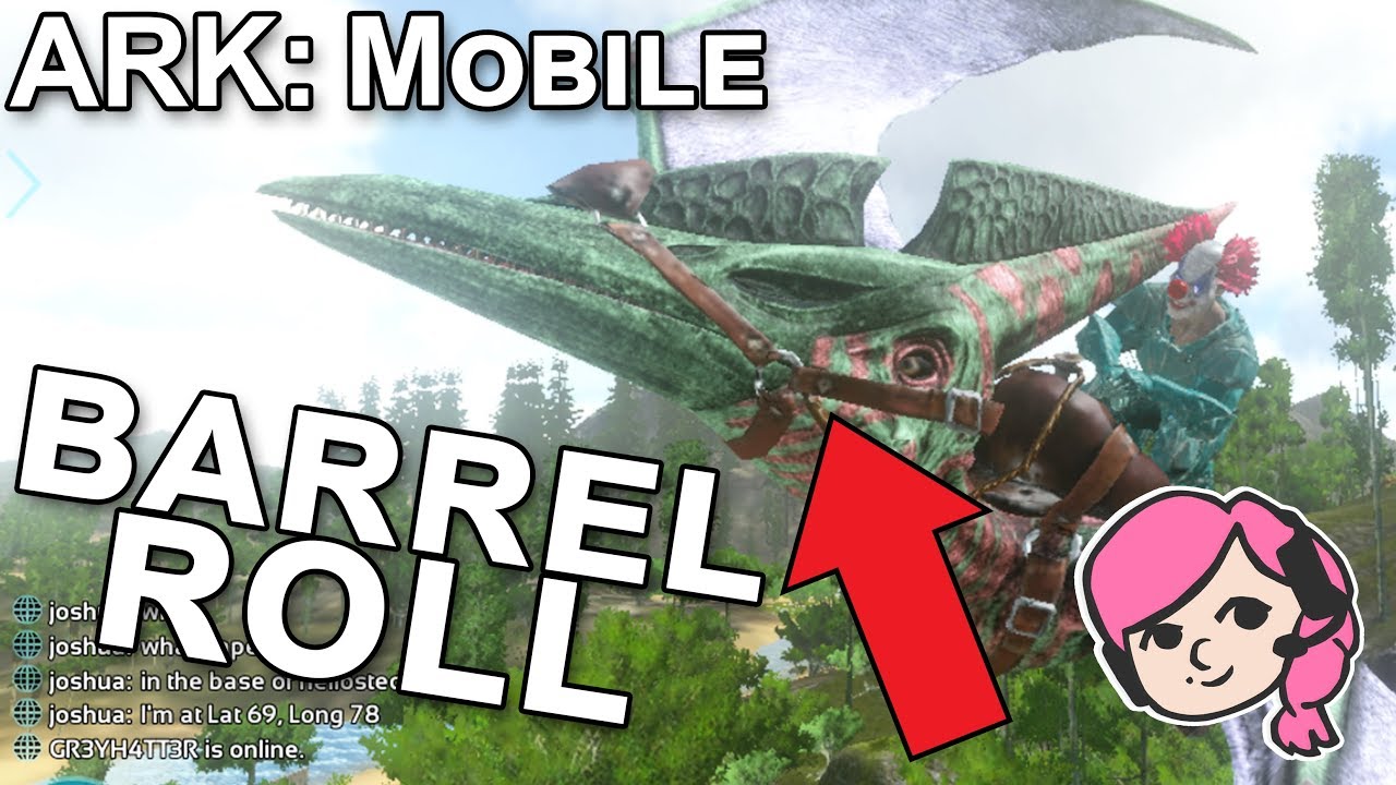 HOW TO BARREL ROLL IN ARK: MOBILE | Alt. Attack Controls | ARK: Mobile Tutorial
