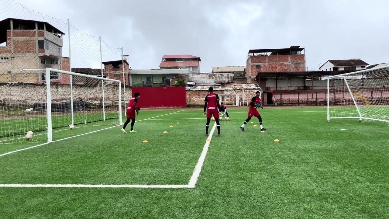 Entrenamiento lúdico con 3 arqueros 