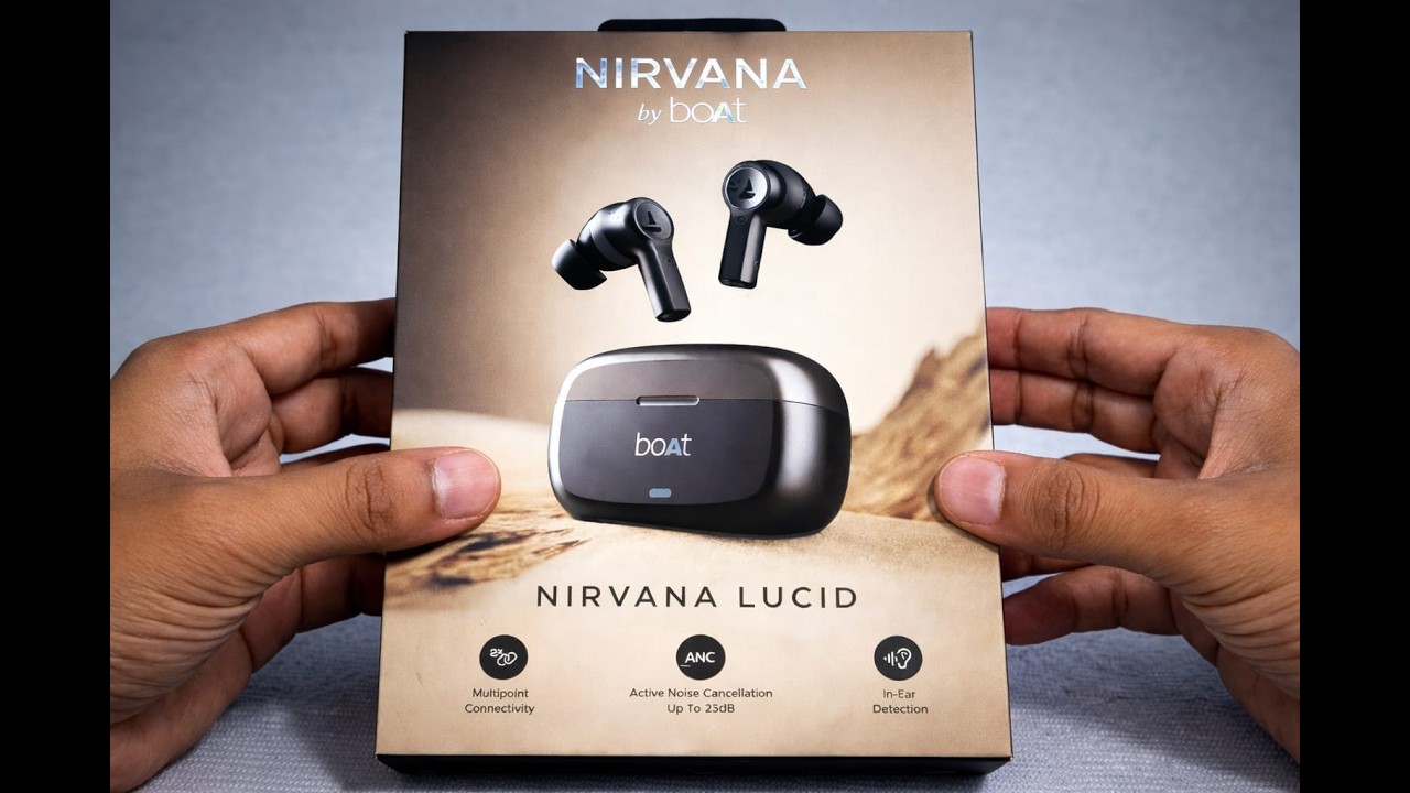 boAt Nirvana Lucid – Unboxing & First Impressions - Sound test