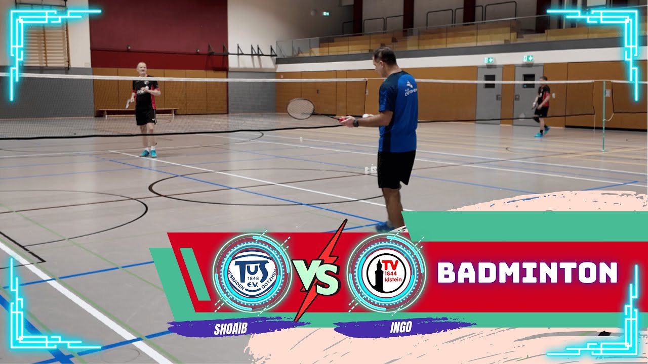 Shoaib vs Ingo🏸 Bezirksliga B WI Saison 25/26 Rückrunde #Badminton  #tusdotzheim