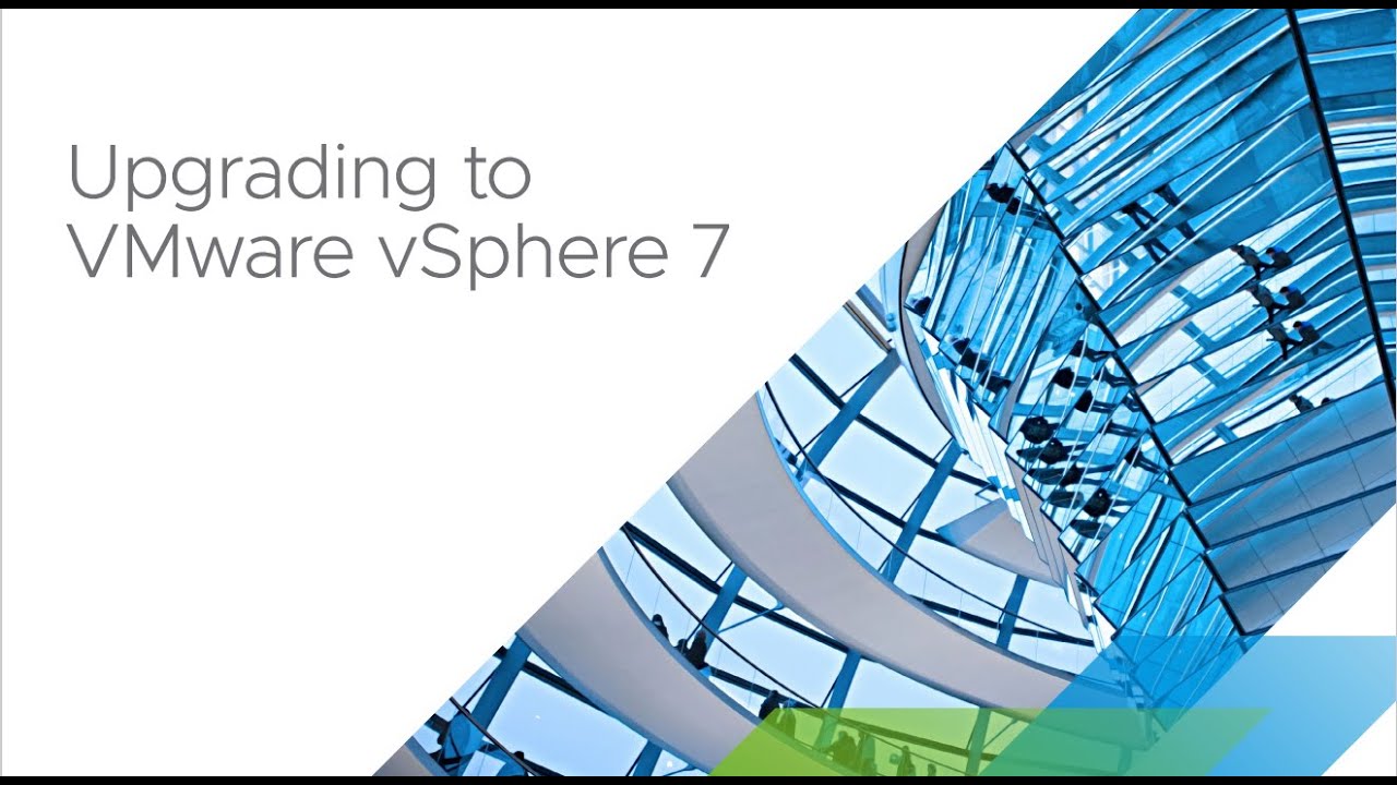 Planning for upgrade to VMware vSphere 7
