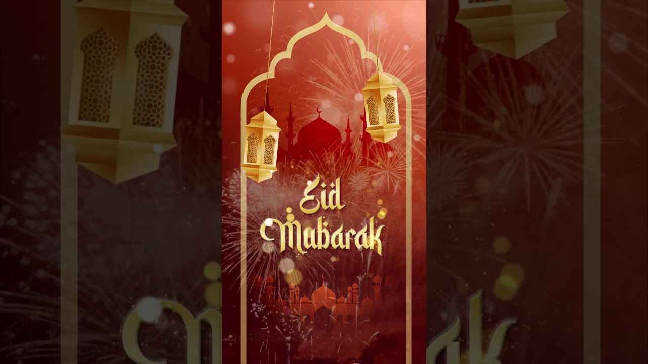 Eid Mubarak Animation | Whatsapp Post | After Effects #eidmubarak