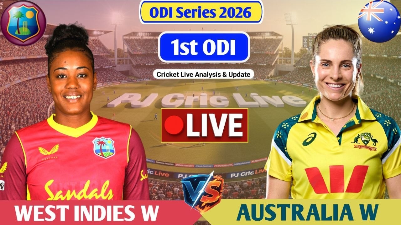West Indies Women Vs Australia Women 1st ODI Match | Live Score Analysis & Discussion | WIW vs AUSW