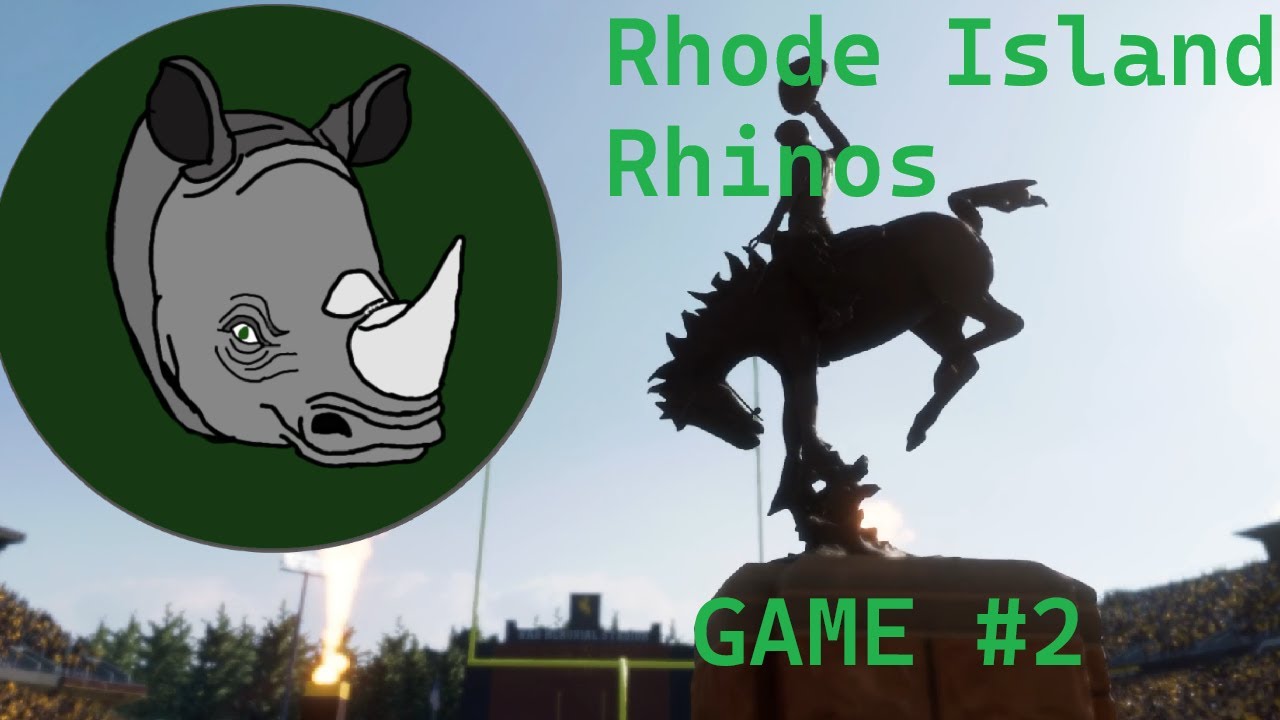 EA SPORTS Rhode Island Rhinos DYNASTY Game #2 at Wyoming