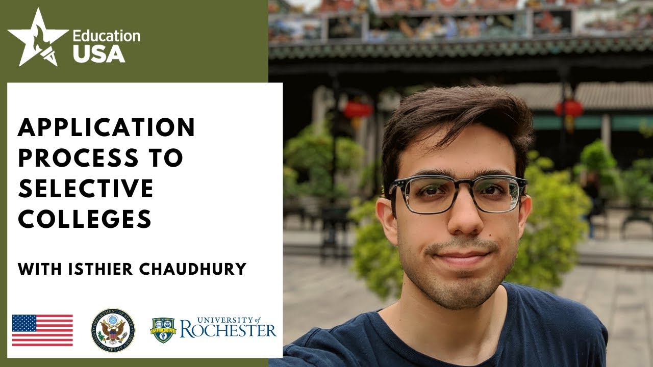 Application process to selective colleges with the University of Rochester admissions officer