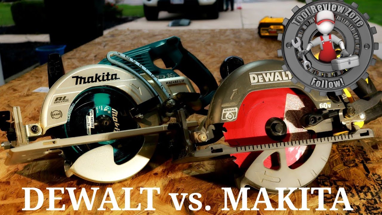 Makita 36V vs Dewalt 60V Wormdrive Rear Handle Saw (Tool Duel) Episode #2 Which would you choose?