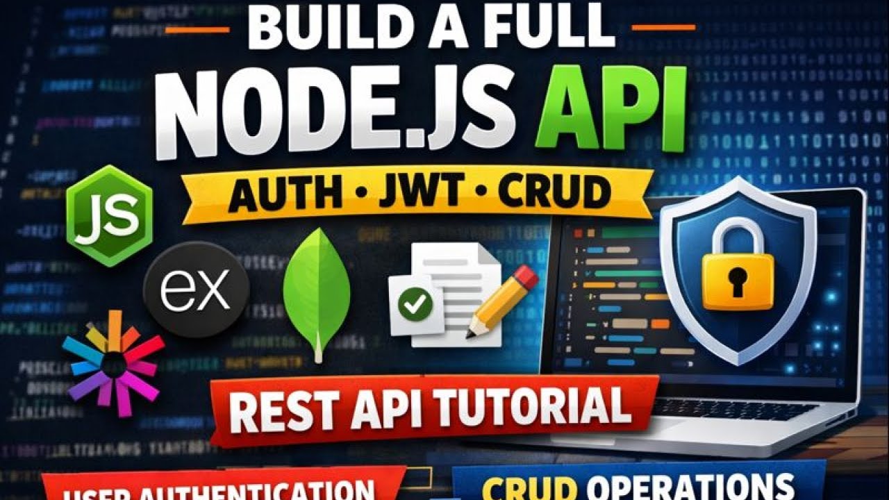 Node.js API for Beginners... Done the RIGHT Way! 🔥 (JWT Auth + CRUD + MongoDB)