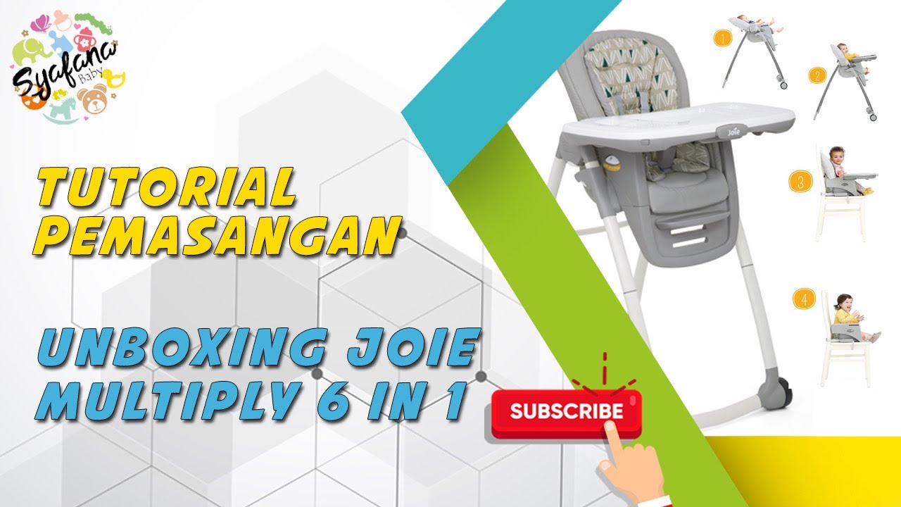 Unboxing Joie Multiply 6 in 1 Highchair