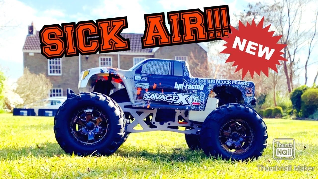 HPI Savage X 4.6 SICK AIR!!!