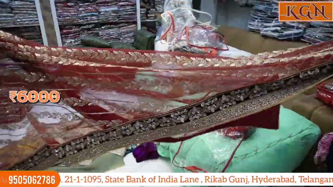 Hyerabad 2026 New Bridal khada dupatta Wholesale price 💥✨BONANZA SALE KGN SUITS AND SAREES 
