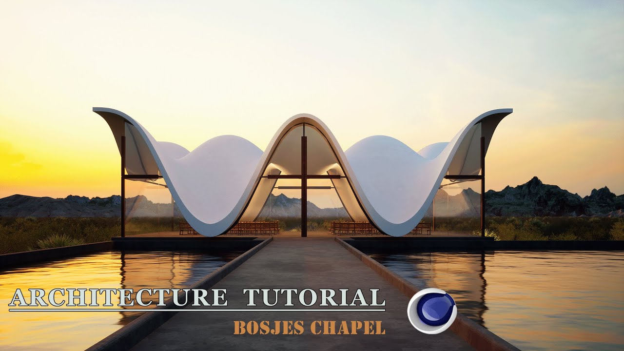 Mastering Architecture modeling with Cinema 4D: The Bosjes Chapel