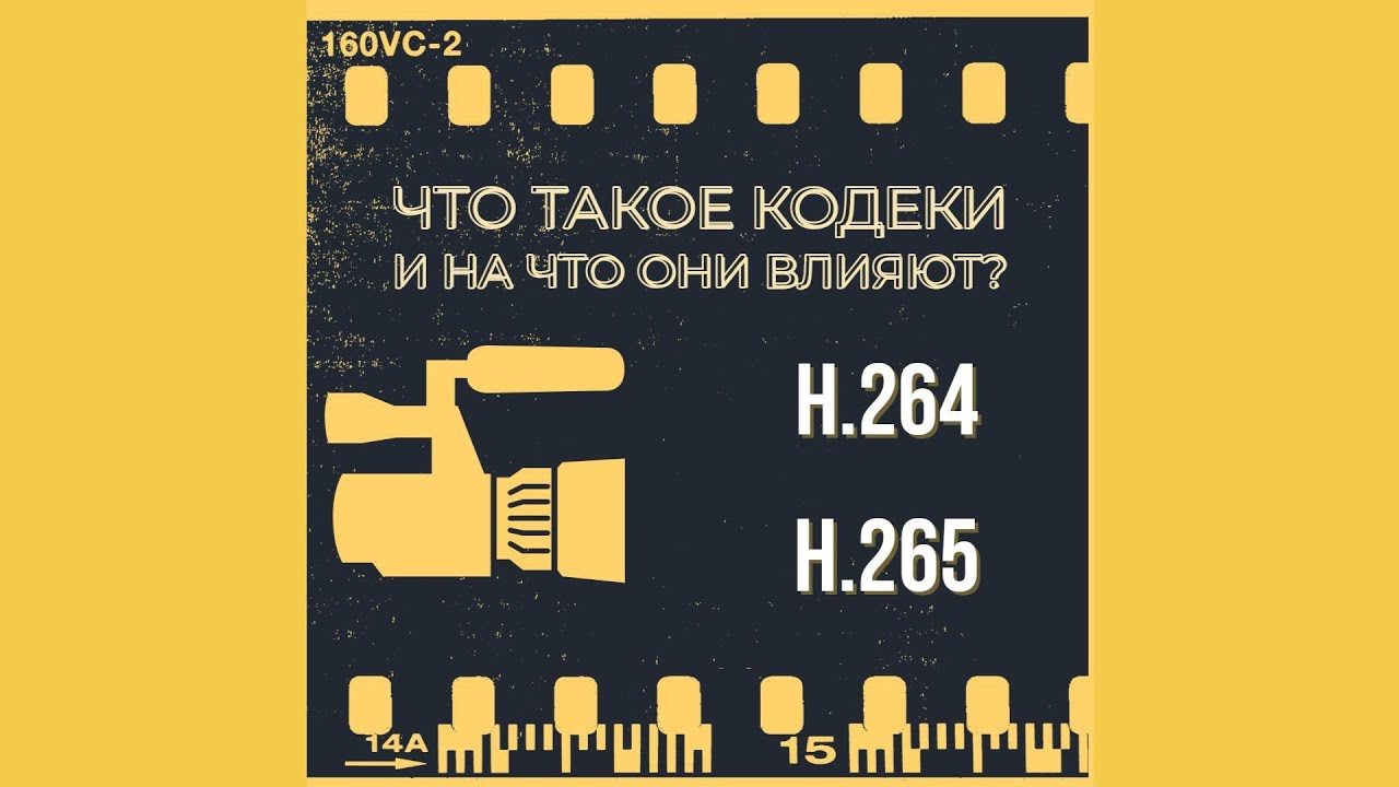 Что такое кодеки? Кодеки H.264 и H.265 какой выбрать? В чем разница кодеков?
