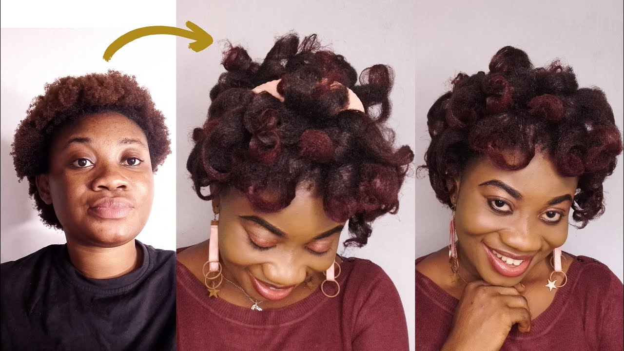 How to transform your natural hair into Puffy Curls | Natural hair ideas. #curlyhair #natural #afro