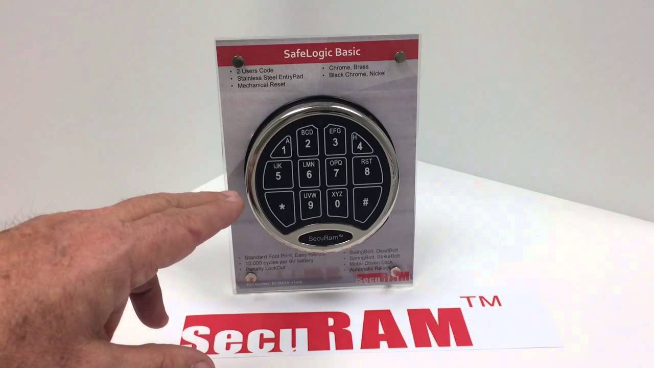 SecuRam - SafeLogic Series - Recover from an unknown code