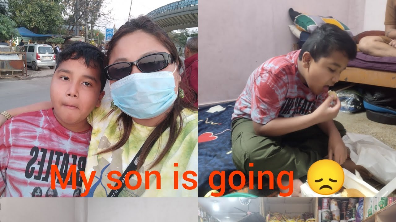 My son going back to his school 🏫 mama miss u baby 😘#dailyvlogs #tibetanyoutuber #subcribemychannel