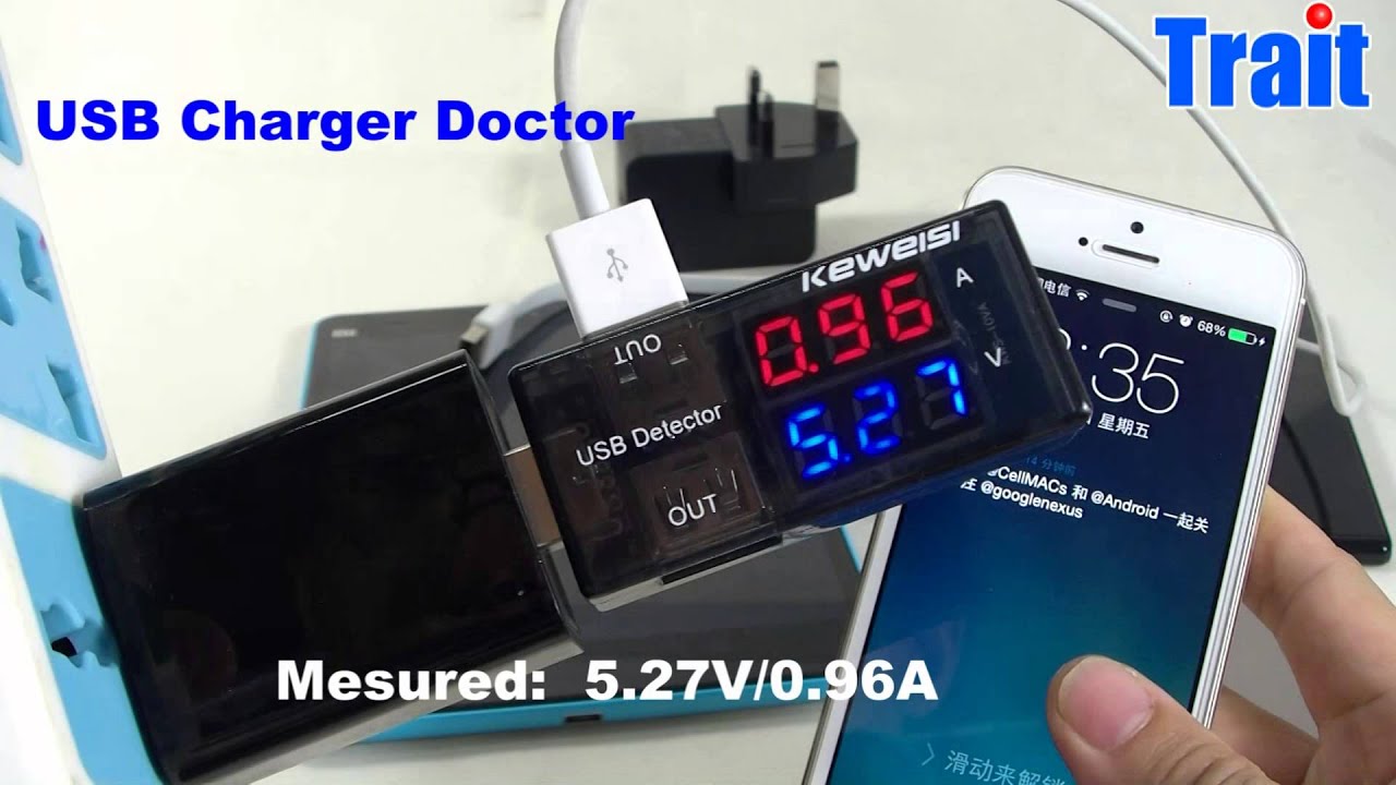 Current Voltage Charging Detector USB Charger Doctor
