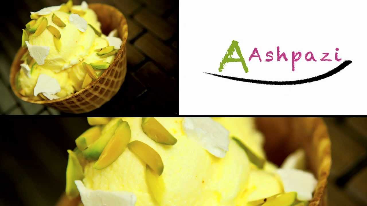 Saffron ice cream (Akbar mashti) bastani recipe