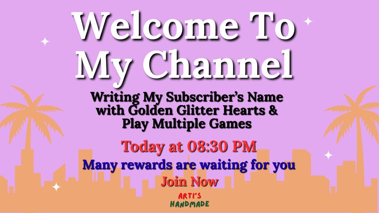 Writing✍️My SUBSCRIBER's Name GOLDEN GLITTER💛| Play Interestings Game| Join Now & get many rewards