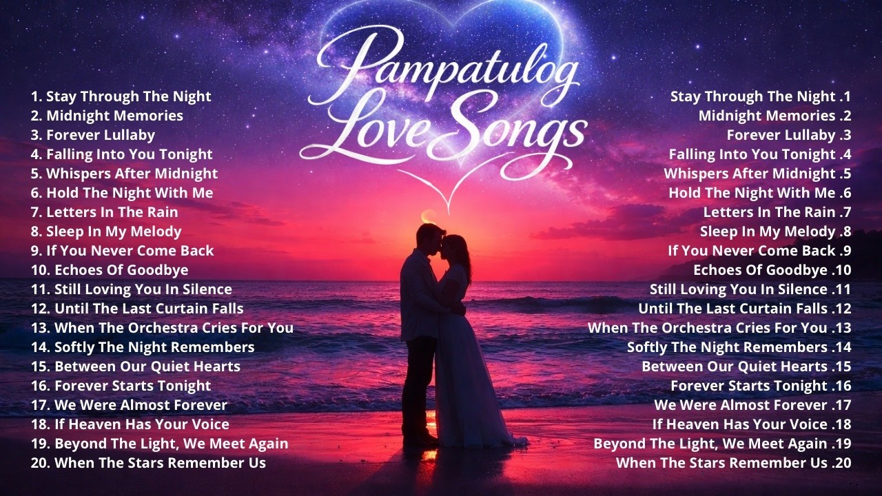 80s 90s OPM Love Medley 🎧 Pampatulog Midnight Chill Mix 2025 Lyrics