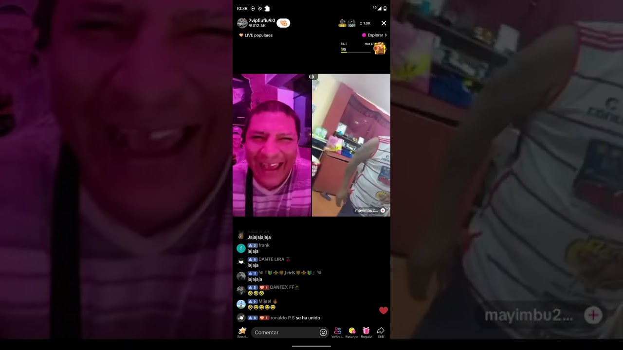 Mayimbu pierde reto y con fiu fiu 7 y Pepe roky le da correazos 😂🤣