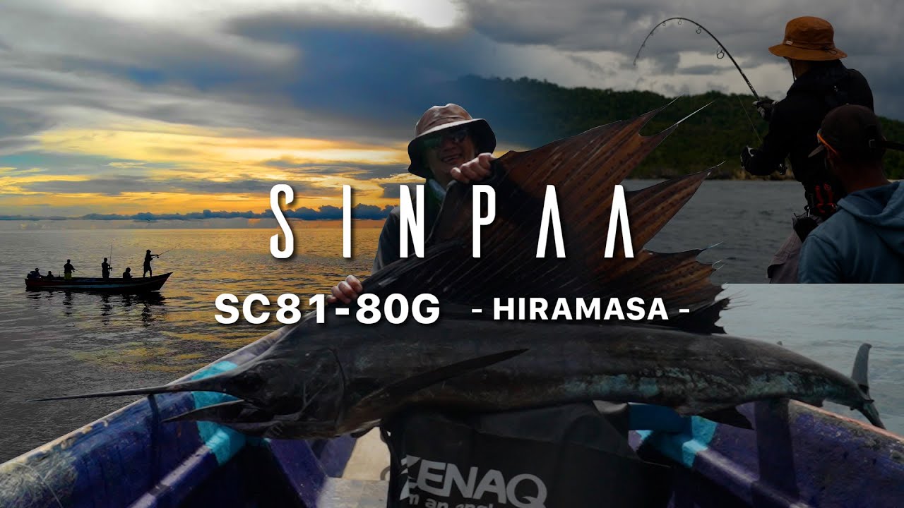 Big Sailfish on the SINPAA SC81-80G HIRAMASA - Rod Review