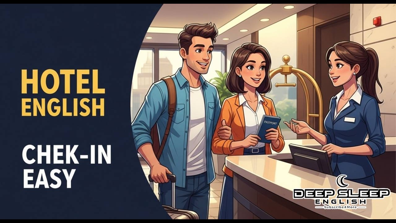 Nervous About Hotels? Learn Easy English Check-In Phrases  #HotelEnglish #EnglishForTravel
