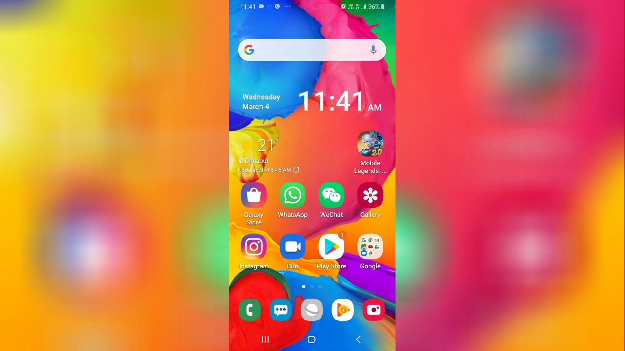 Samsung Call Pop Up Setting