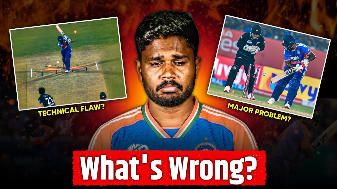 What’s Going Wrong With Sanju Samson in T20 Cricket? | Technical Analysis 