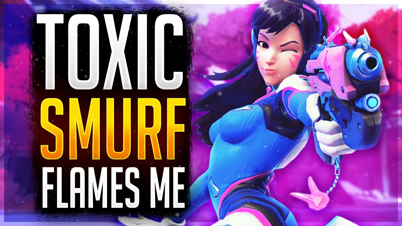 This Toxic Smurf FLAMED My Girl Mercy *RAGE WARNING* (Overwatch Unranked To GM Flexing Samito)