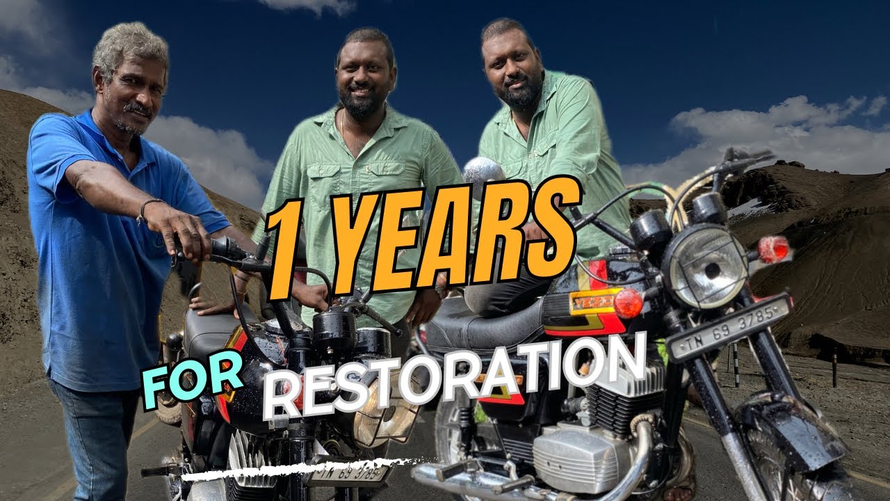 Yezdi roadking, #yezdisekar Restoration by jawa Sekar