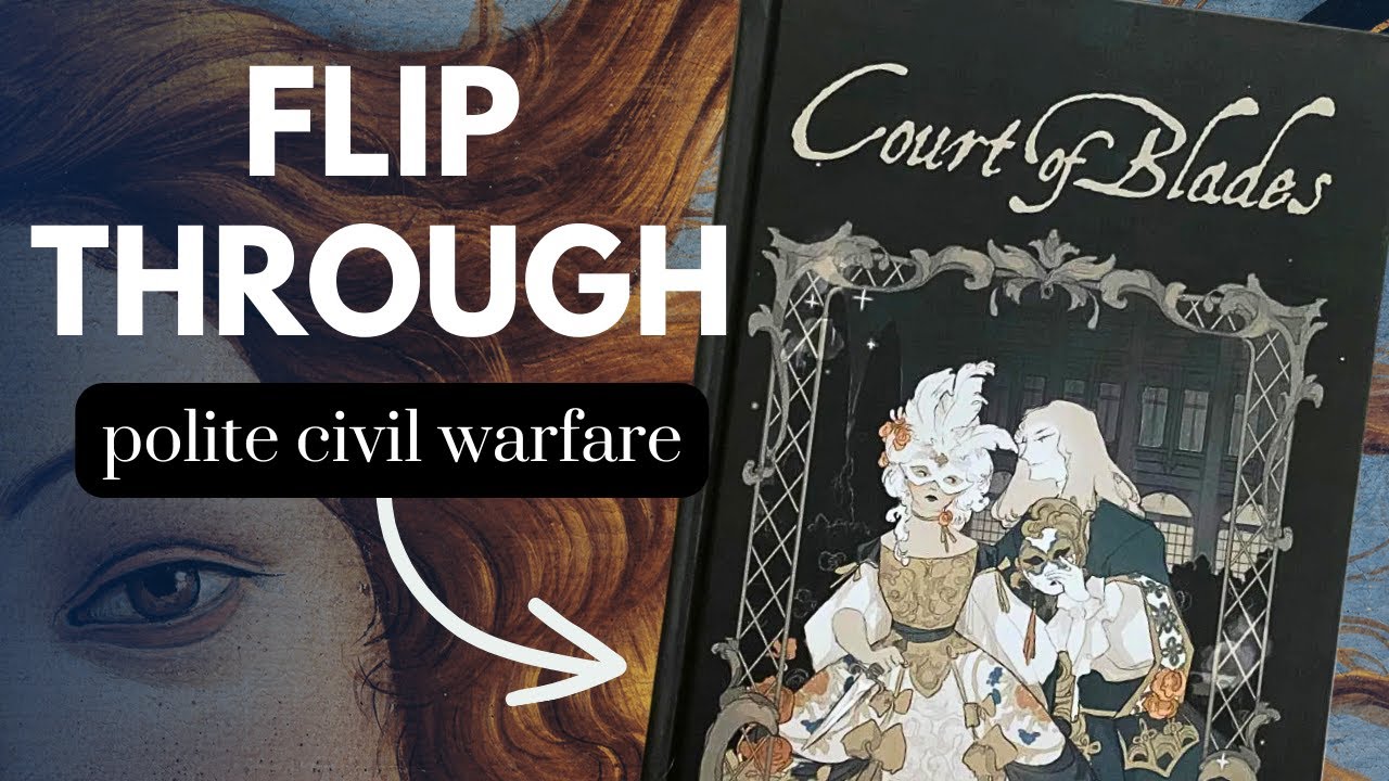 Court of Blades RPG Flip Through: Scandal Forged in the Dark
