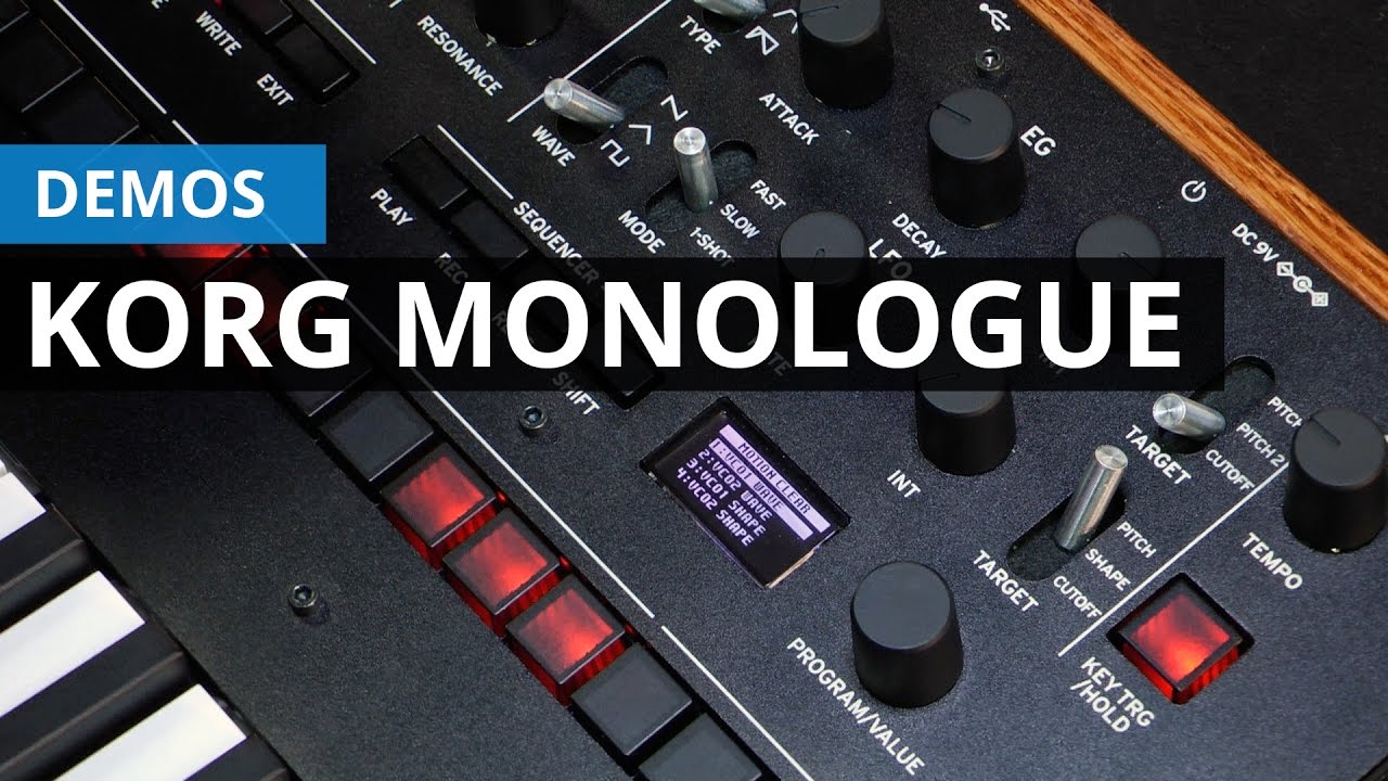 Korg Monologue: primer contacto y demo de sonido