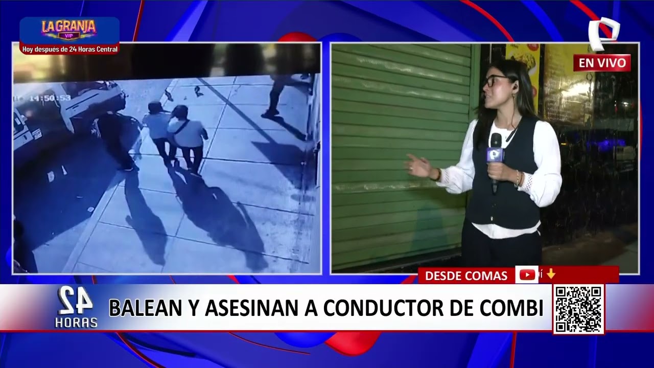 Asesinan a conductor de combi de 19 a&ntilde;os en Comas en presunto ataque por extorsi&oacute;n
