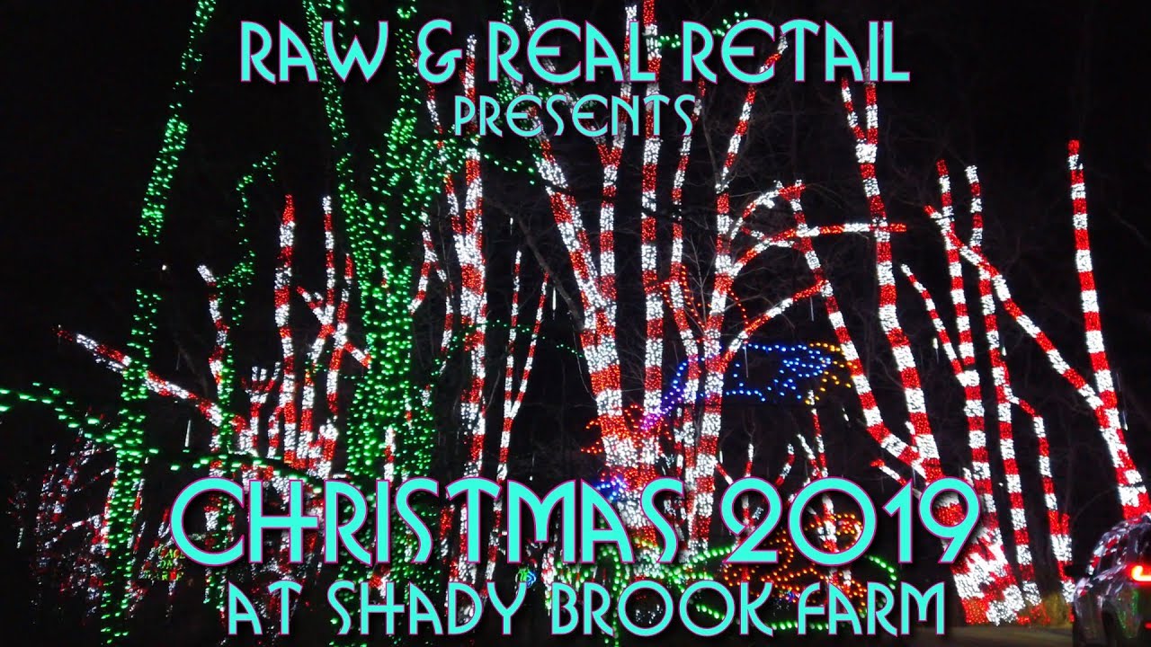 Shady Brook Farm Christmas light show! - Raw & Real Retail