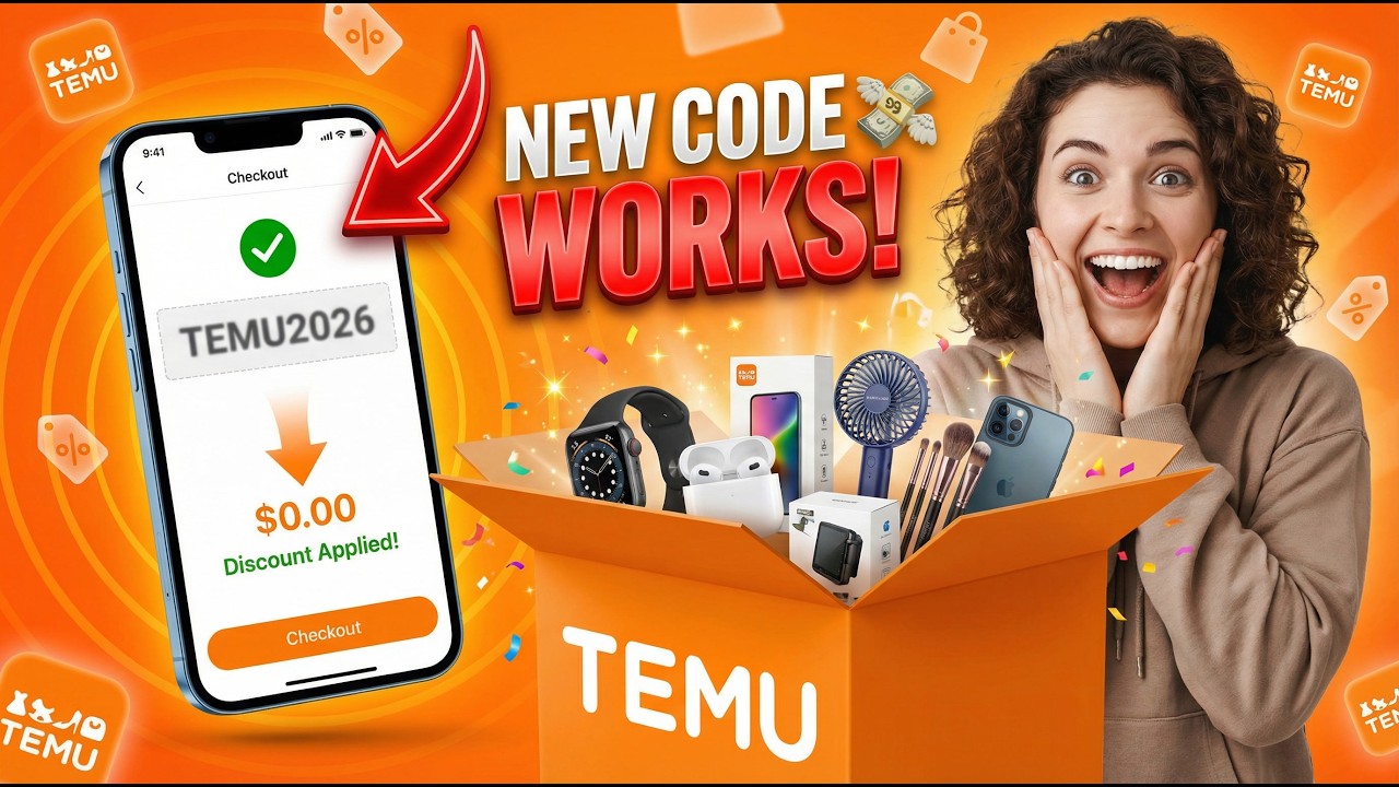 TEMU Coupon Code 2026  NEW Working Code Tested 💸🔥