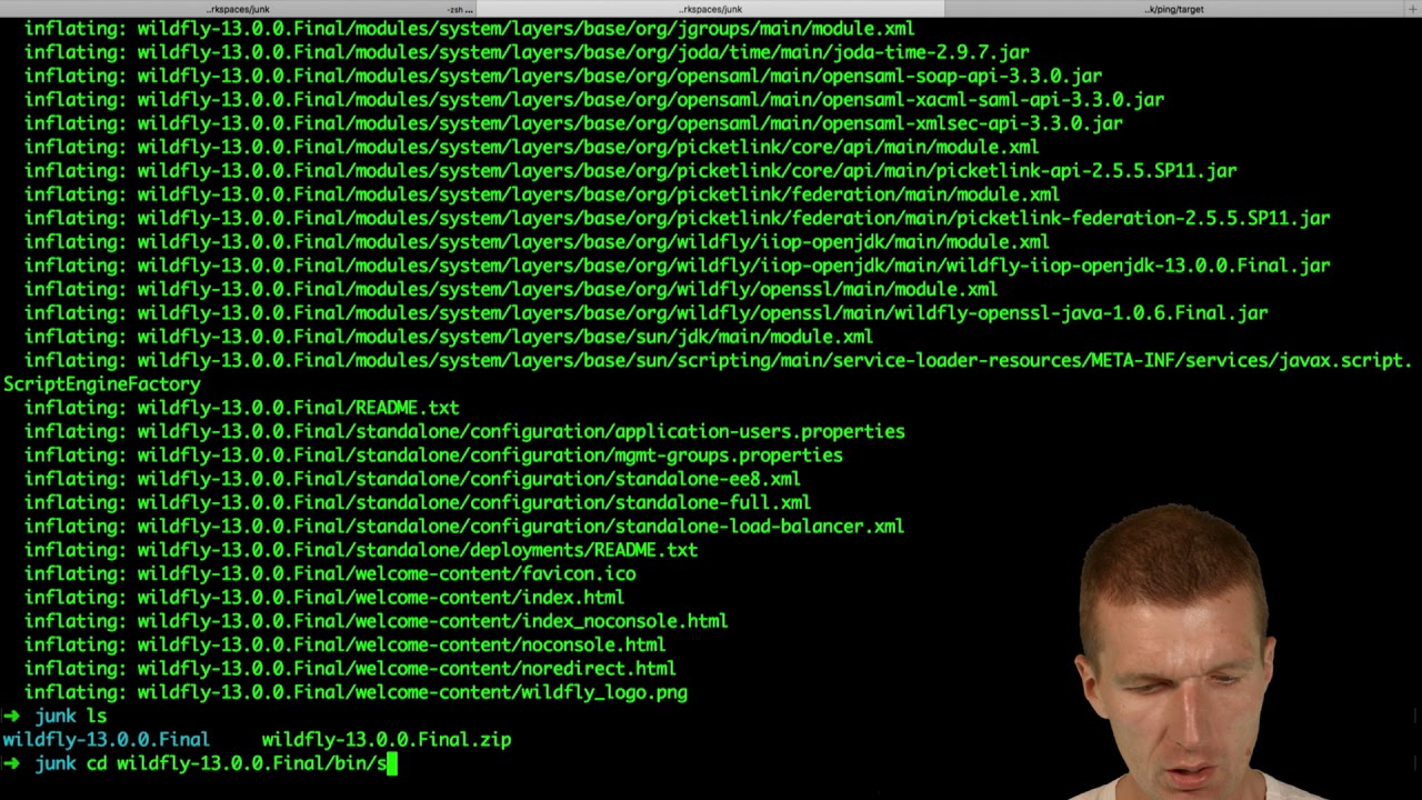 From Zero to Hello -- WildFly Full 13.0.0.Final