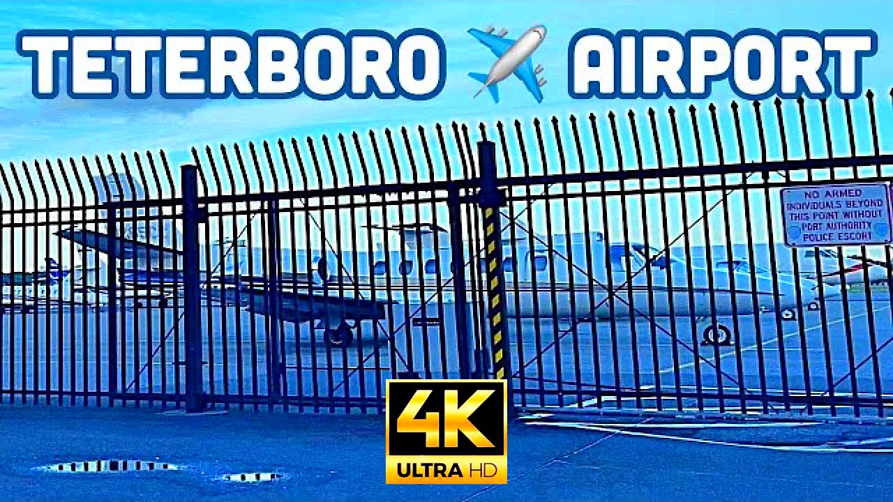 4K Driving Tour: знакомство с Нью-Йорком, в аэропорт Тетерборо в Нью-Джерси
