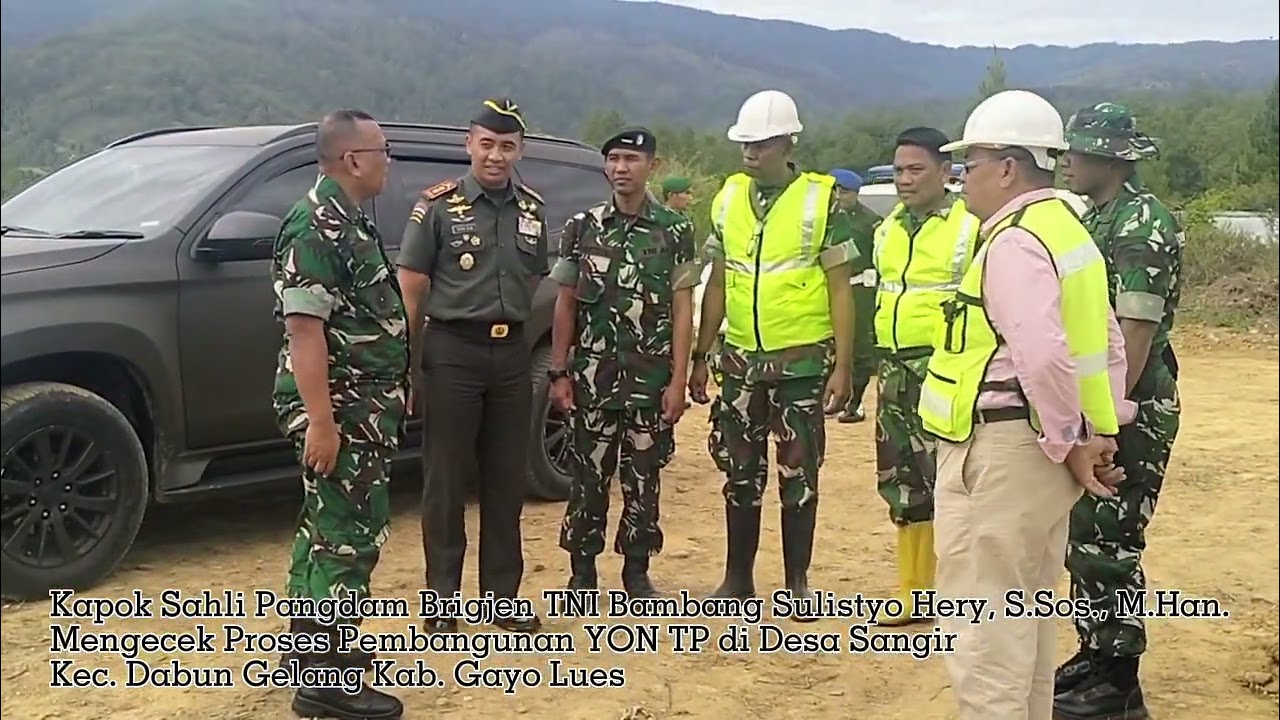 Peninjauan Batalyon Teritorial Pembangunan 854 (Ytp 854)