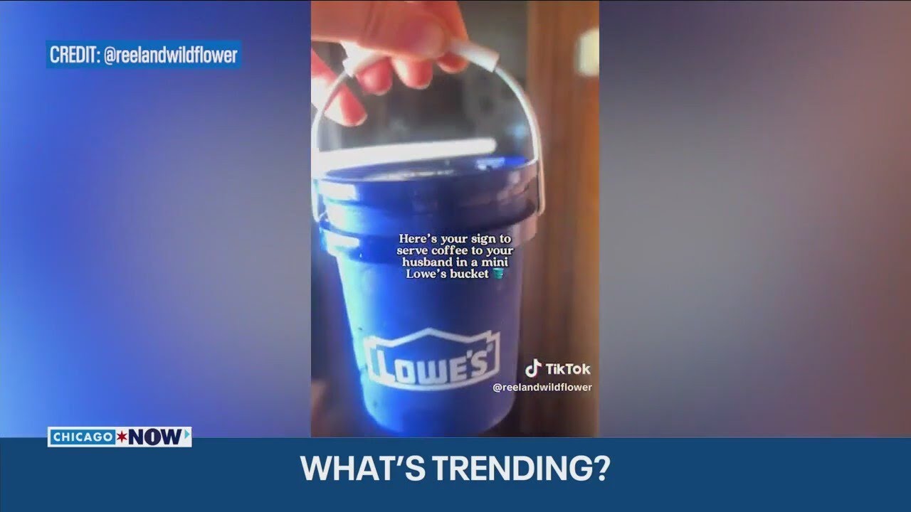 Forget Stanley &mdash; TikTok is drinking out of Lowe&rsquo;s buckets now | ChicagoNOW