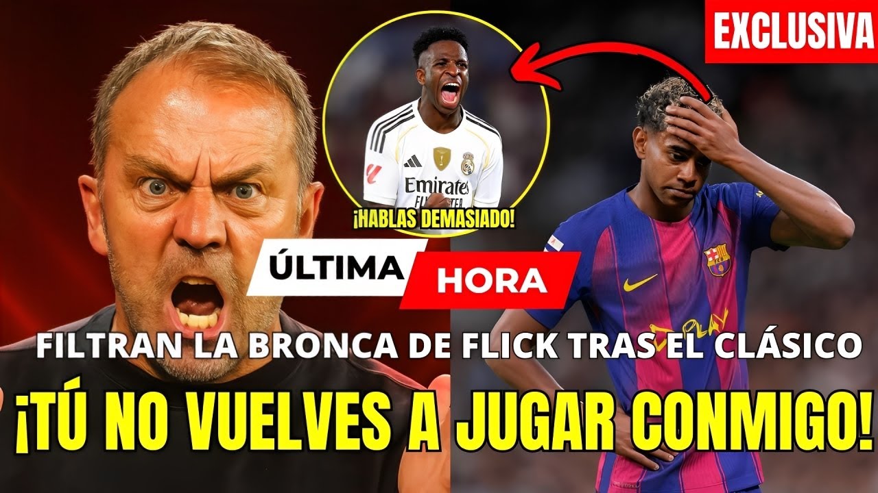 😱 SE L&Iacute;A EN EL VESTUARIO: FLICK Y UN JUGADOR CASI LLEGAN A LAS MANOS TRAS ACABAR EL CL&Aacute;SICO