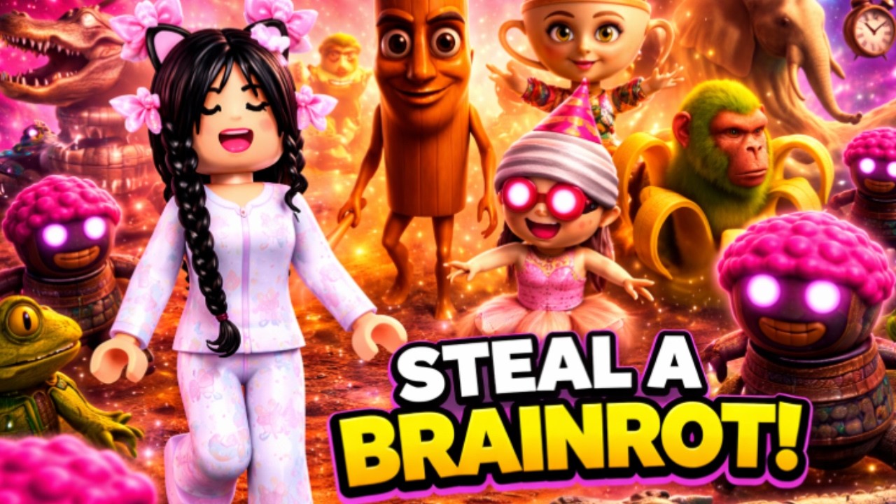 ELLE PENSE POUVOIR ME VOLER MES BRAINROT??? (steal a brainrot) ROBLOX | PARTIE 1